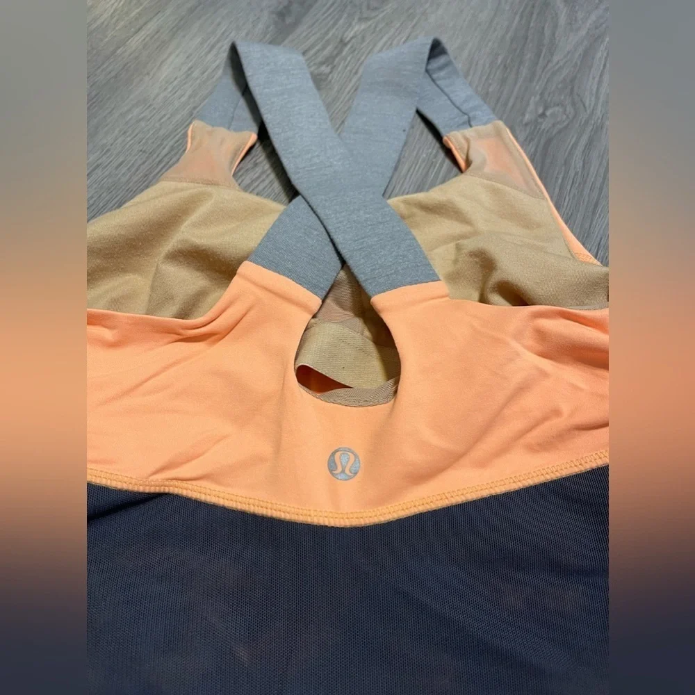 Lululemon Orange athletic tank